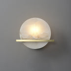 Frosted Echo Alabaster Wall Lamp