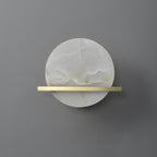 Frosted Echo Alabaster Wall Lamp