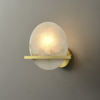 Frosted Echo Alabaster Wall Lamp