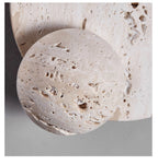 Luna Travertine Sconce