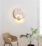 Luna Travertine Sconce