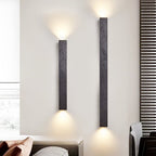 Minimalist Stone Finish Wall Lamp