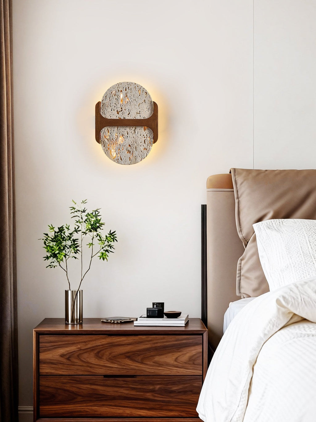 Liora Travertine Wall Light