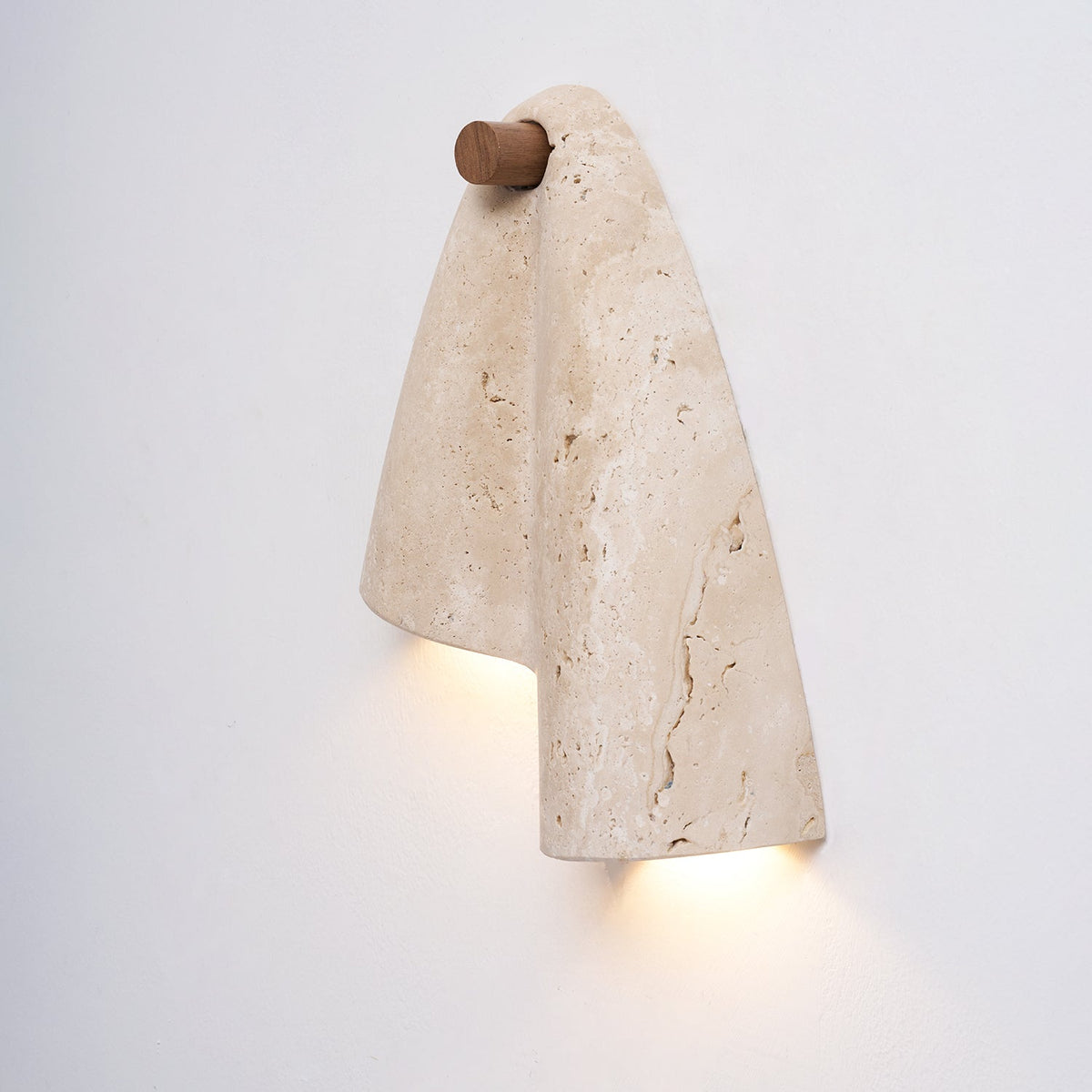 Velo Draped Stone Sconce