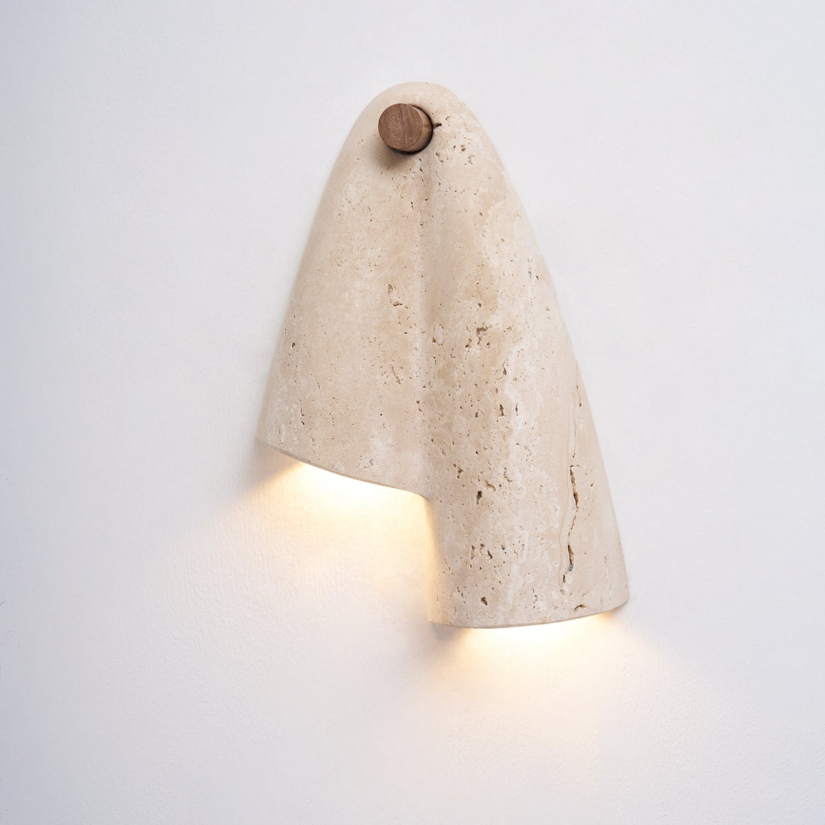 Velo Draped Stone Sconce