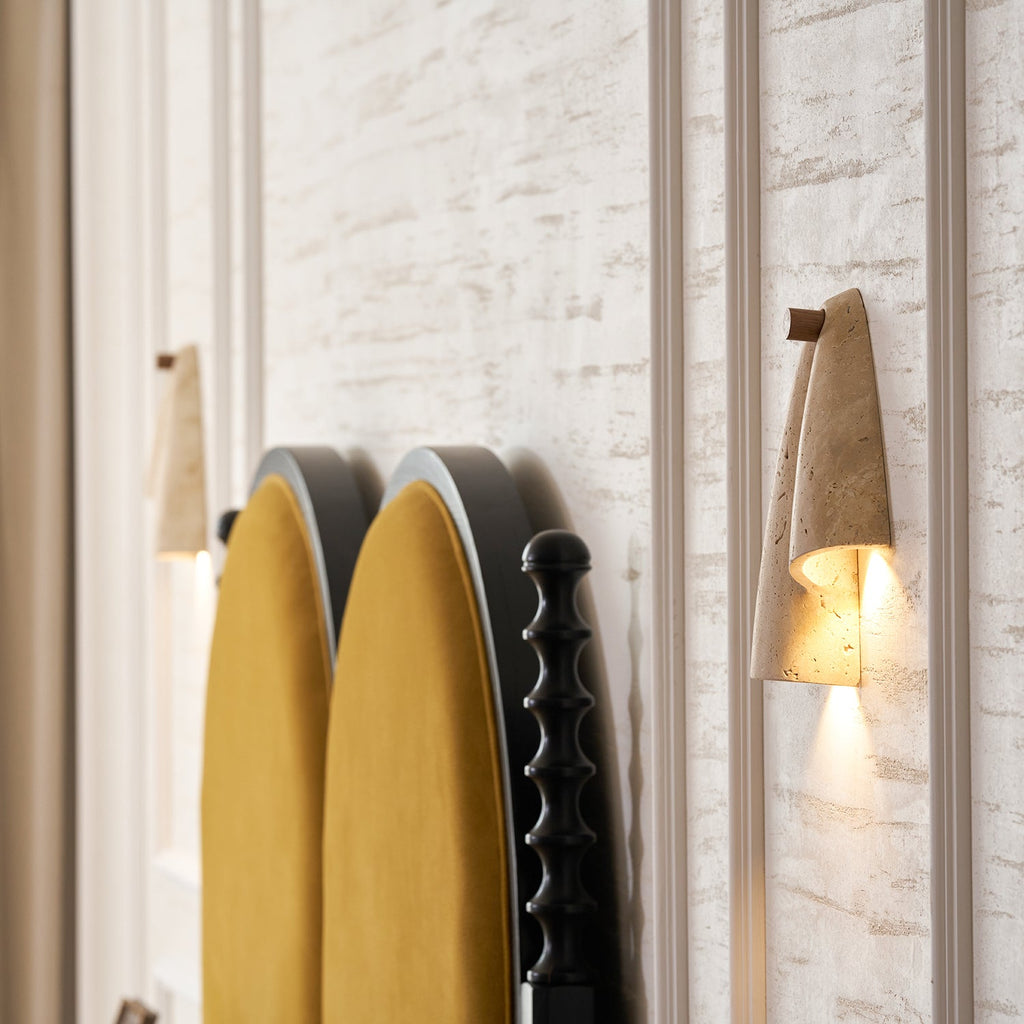 Velo Draped Stone Sconce
