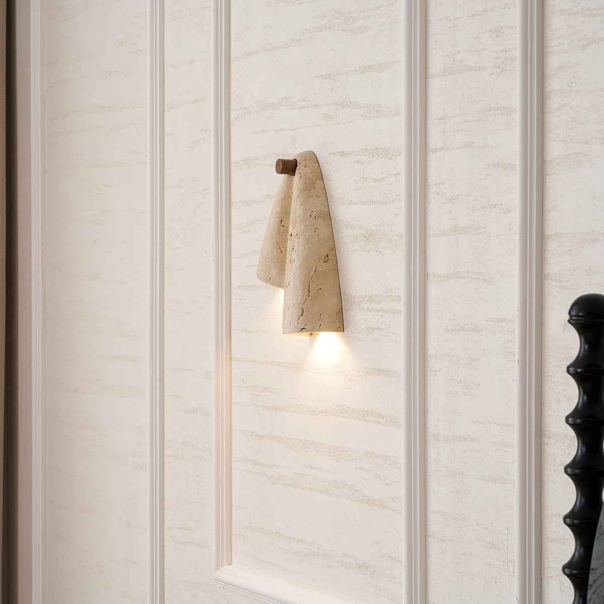 Velo Draped Stone Sconce
