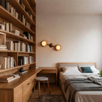 Dual Halo Alabaster Wall Light