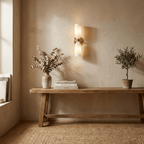 Alabaster Bell Wall Sconce
