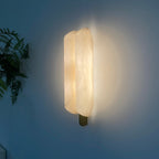 Husk Alabaster Wall Sconce