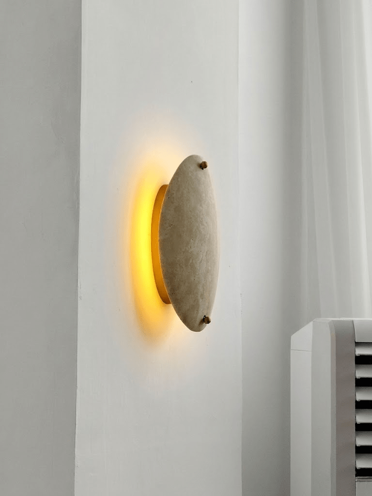 Travertine Bar Wall Sconce