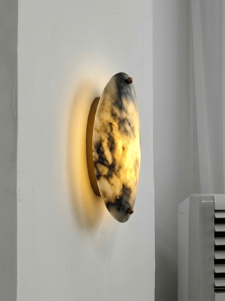 Travertine Bar Wall Sconce
