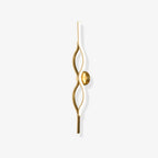 Twist Brass Wall Light