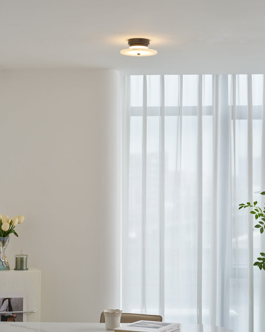 Ankeny Alabaster Ceiling Lamp