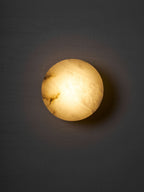 Cylindrical Alabaster Wall Light