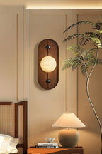 Bezel Alabaster Wall Lamp
