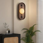 Bezel Alabaster Wall Lamp