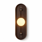 Bezel Alabaster Wall Lamp