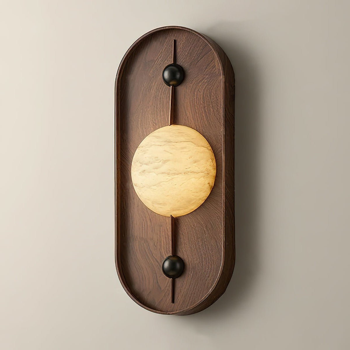 Bezel Alabaster Wall Lamp