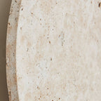 Circle Travertine Wall Lamp