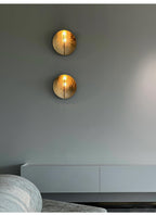 Golden Aura Wall Light