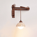 Travertine Swing Arm Wall Sconce