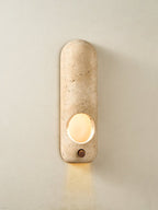 Travertine Oval Wall Sconce