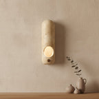 Travertine Oval Wall Sconce
