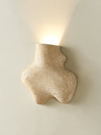 Travertine Abstract Wall Lamp