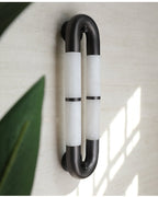 Luma Arc Twin Alabaster Sconce