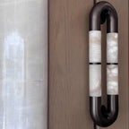 Luma Arc Twin Alabaster Sconce