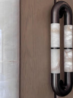 Luma Arc Twin Alabaster Sconce
