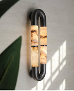 Luma Arc Twin Alabaster Sconce
