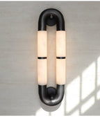 Luma Arc Twin Alabaster Sconce