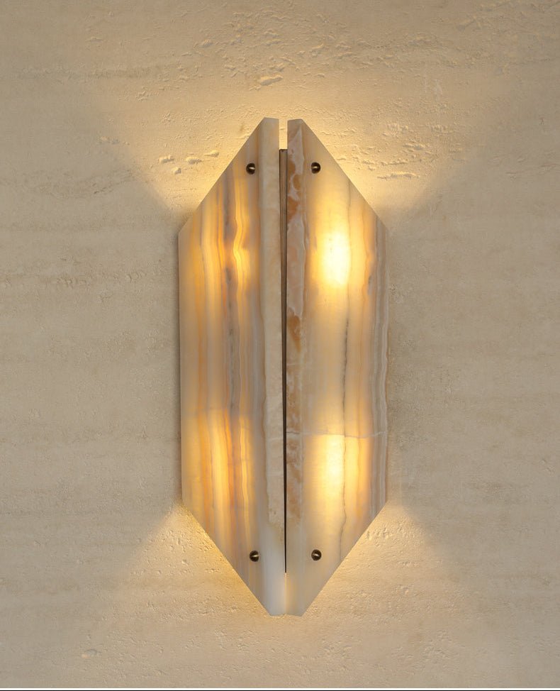 Crest Alabaster Wall Lamp