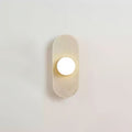Rounded Travertine Wall Sconce
