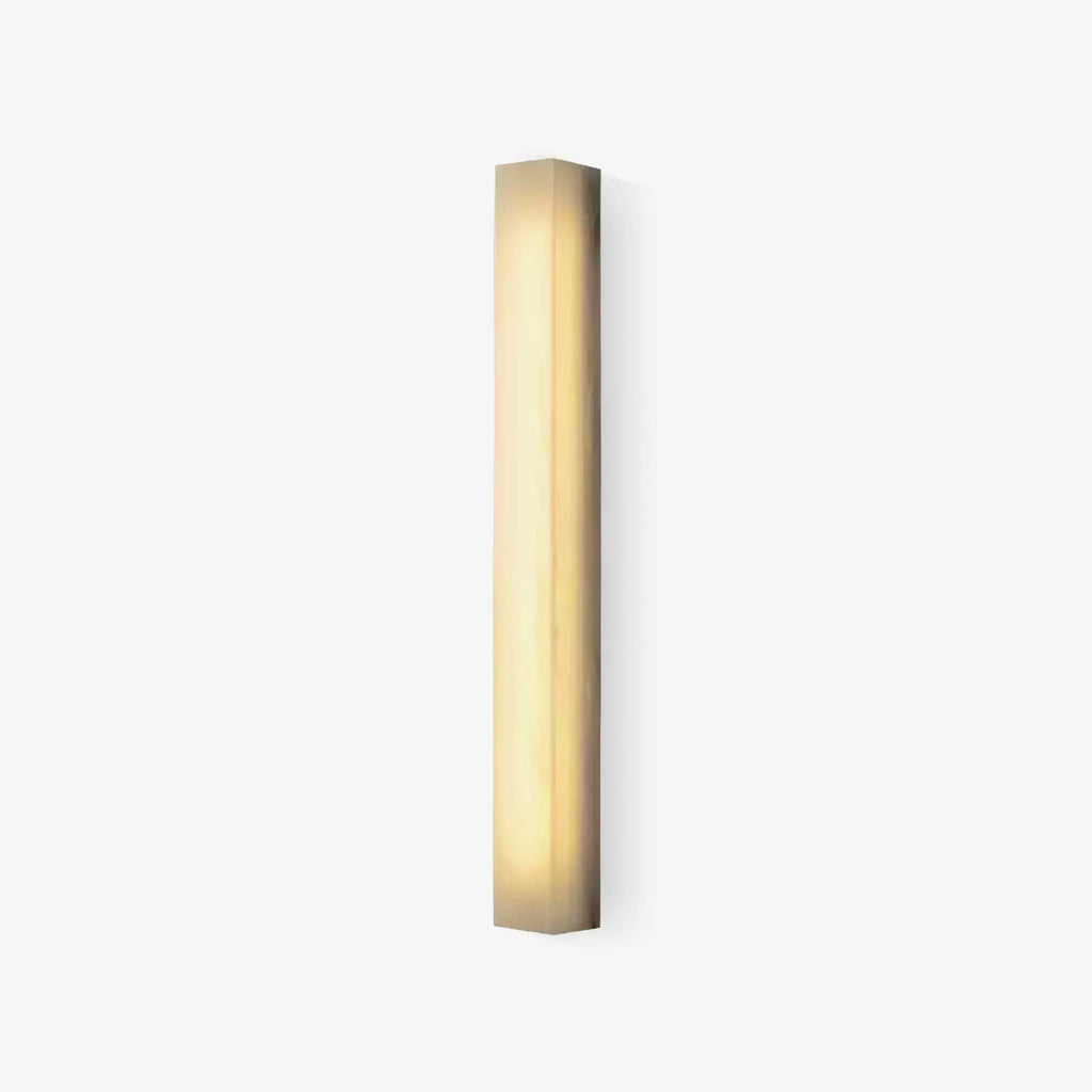 Lucent Pillar Alabaster Wall Light