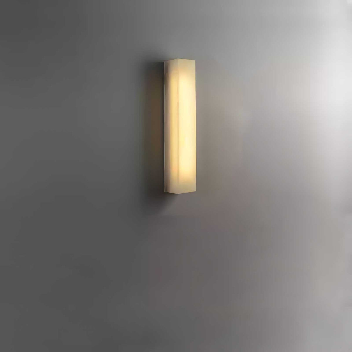 Lucent Pillar Alabaster Wall Light