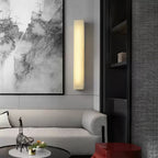 Lucent Pillar Alabaster Wall Light