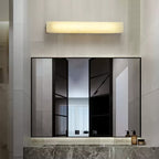Lucent Pillar Alabaster Wall Light
