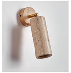 Milo Travertine Wall Spotlight