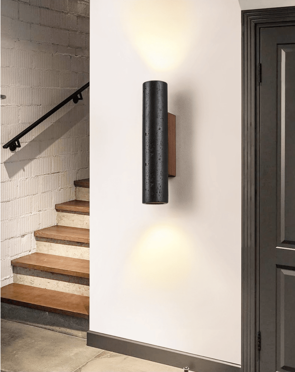 Volcanic Noir Wall Sconce