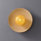 Luminous Bamboo Halo Wall Lamp