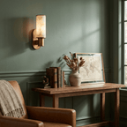 Dualis Alabaster Wall Sconce
