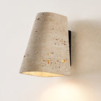 Tapered Travertine Wall Sconce