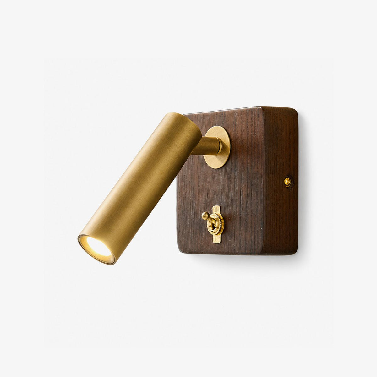 Alder Wood LED Reading Wall Sconce