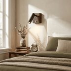 Alder Wood LED Reading Wall Sconce