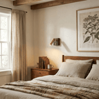 Alder Wood LED Reading Wall Sconce