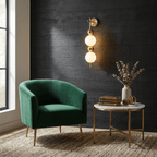 Solenne Alabaster Beaded Wall Sconce