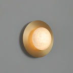 Selene Alabaster Moon Wall Sconce